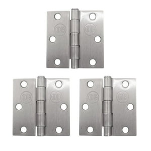 Pack 3 Bisagras Acero Odis 3”×3”× 2,0Mm - Plata