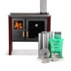 thumbnail image 1 of Pack Cocina a Leña Bosca Hestia 90 Burdeo + Kit de instalación, 1 of 2