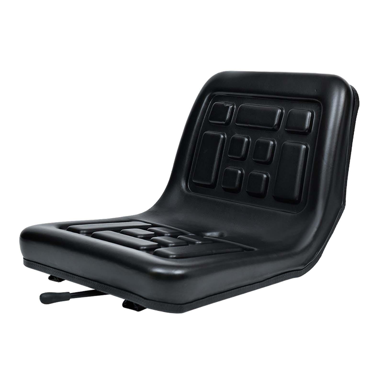 Magideal - Asiento De Tractor, Asiento De Cosechadoras, Cuero De Pu Engrosado, Asiento De Cortadora De Césped, Universal Para Vehículos Barredores De Carreteras, Modelo De Riel Deslizante