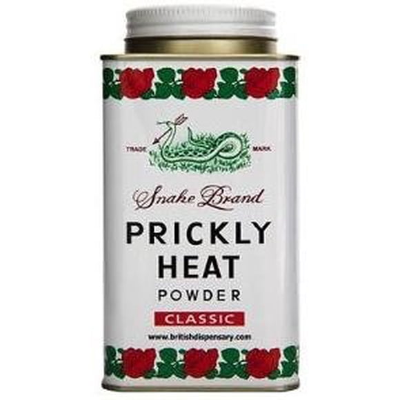 Polvo Refrescante Prickly Heat Ideal Para La Sarpullido Por Calor 1 Lata (clásico 140 G)