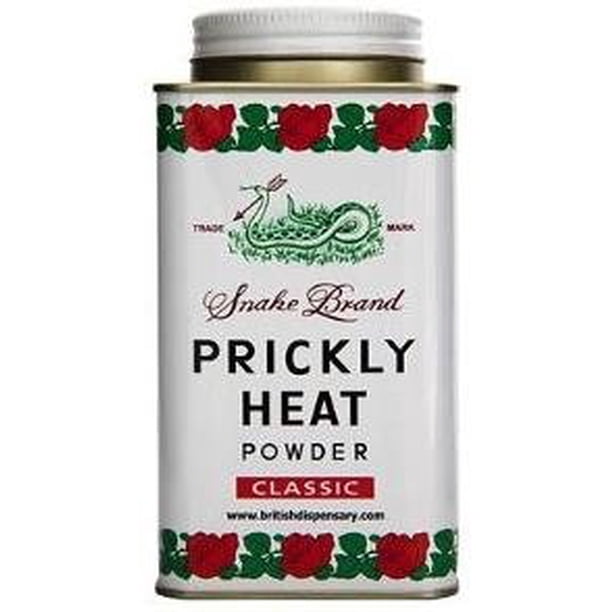 Polvo Refrescante Prickly Heat Ideal Para La Sarpullido Por Calor 1 Lata (clásico 140 G)