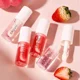 thumbnail image 3 of Strawberry Jelly Lip Oil Glossy Tint Glaze Lipstick Moisturize Liquid Fruit Jam Lip Beauty Treatment Transparent Hydrating Balm, 3 of 3