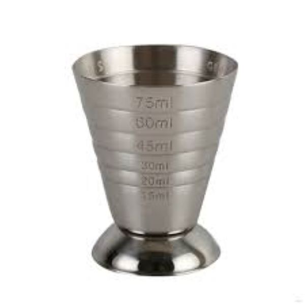 The Grail – Misurino Multimisura Da 10 A 50 Ml A Incrementi Di 5 Ml – Tom Dyer, Per Bar E Cucina, Nichelato