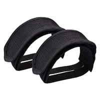 Magideal - Correas De Pedal De Bicicleta Clips De Punta De Pedal Correas Cinturón De Cinta Ajustable Universal Para Bicicleta De Piñón Fijo Bicicleta De Montaña 2 Piezas