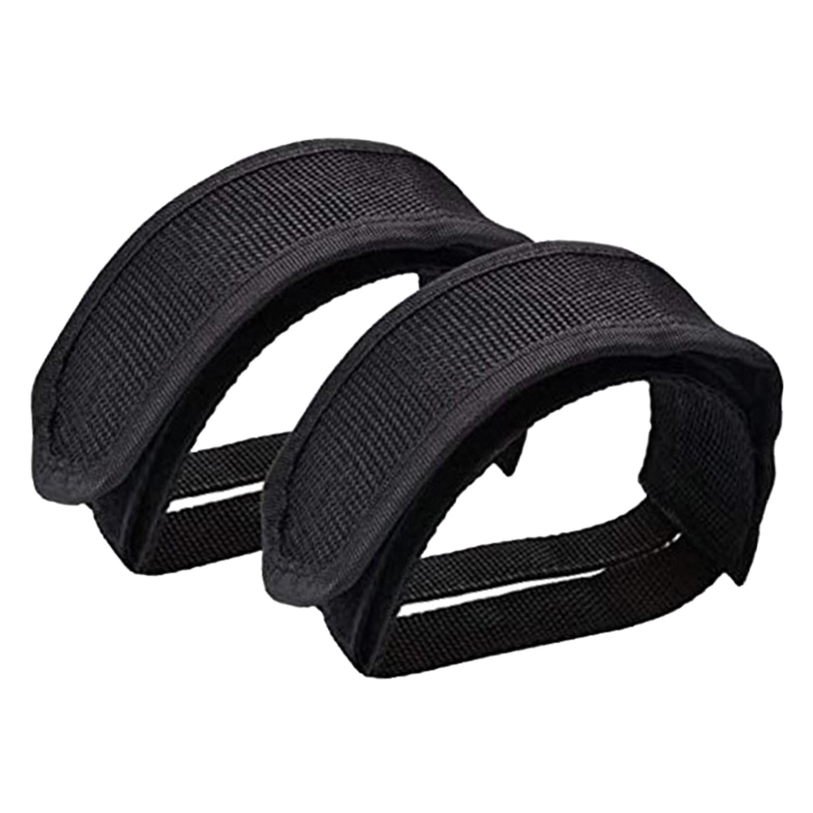 Magideal - Correas De Pedal De Bicicleta Clips De Punta De Pedal Correas Cinturón De Cinta Ajustable Universal Para Bicicleta De Piñón Fijo Bicicleta De Montaña 2 Piezas