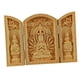 thumbnail image 4 of Estatuilla De Bodhisattva, Estatua De Buda Tallada A Mano Portátil En Miniatura De Escritorio, 4 of 5