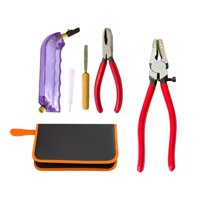 Magideal - Alicates Para Azulejos De Mosaico, Kit De Herramientas Para Cortar Vidrio, Destornillador, Herramientas Prácticas Y Resistentes Para Cortar Vidrio, Al