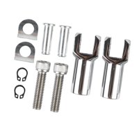 Ioensy - El Kit De Soporte De Pasajeros De Pie Reemplaza El Componente Para Softail 2000-2017 Silver