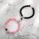 thumbnail image 5 of Heart Matching Couple Bracelets - Natural Stone Beads Yoga Bracelet for Romantic Lovers - Perfect Valentine's Day Gift, 5 of 5