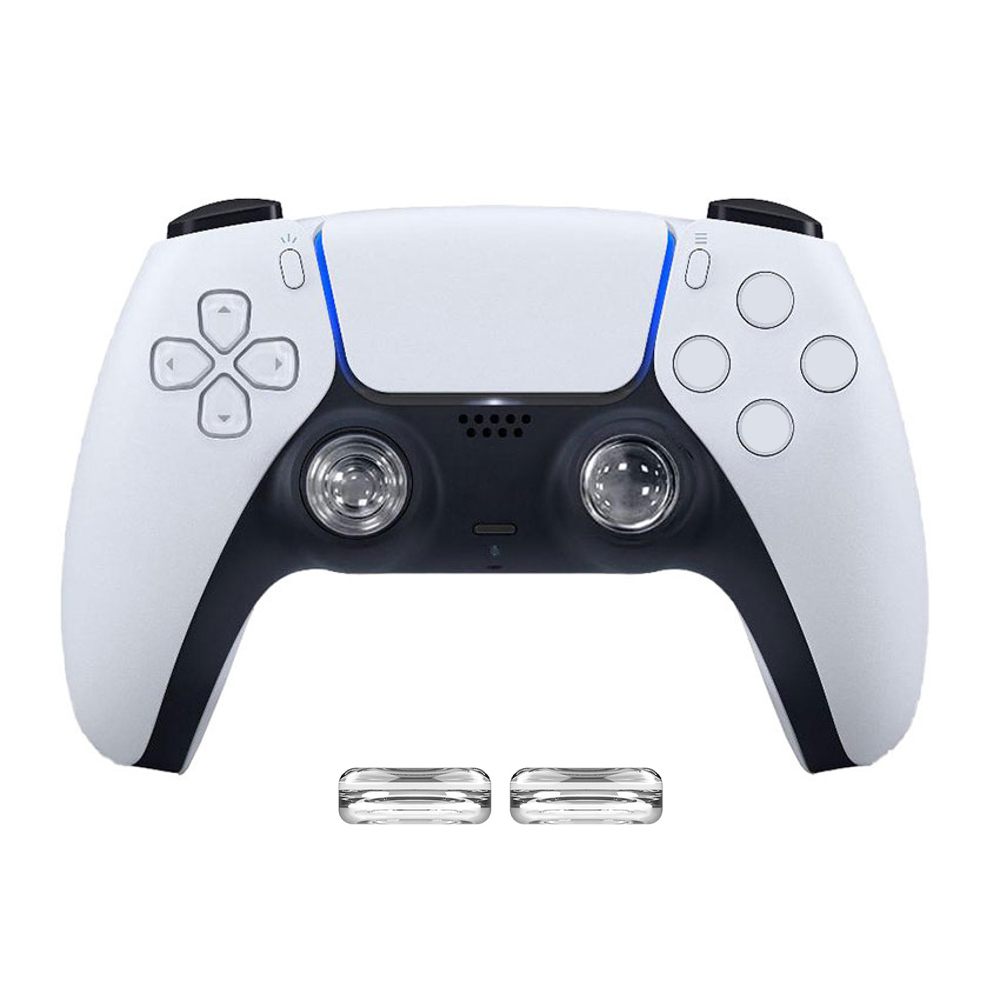 Genérico - Pack De 2 Fundas De Silicona Compatibles Con Los Mandos De Ps5/Ps4/Xbox Series X/S - Funda Protectora Transparente-2*Corto