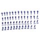 thumbnail image 3 of Figura De Acción De Simulación De 50 Piezas, Figura De Policía Pintada, Dise?o De Modelo En Miniatura, 3 of 5