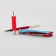 thumbnail image 4 of Juego de bolígrafos Pentel Energel Deluxe RTX, 0,5 mm, punta de aguja roja x5, 4 of 7