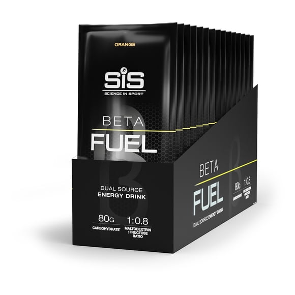 Caja SIS Polvo Beta Fuel 80 Naranja 82g 15U