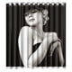 thumbnail image 1 of Cortina de ducha de Marilyn Monroe, juego de cortinas de baño con ganchos, tamaño 66 x 72 pulgadas, 1 of 3