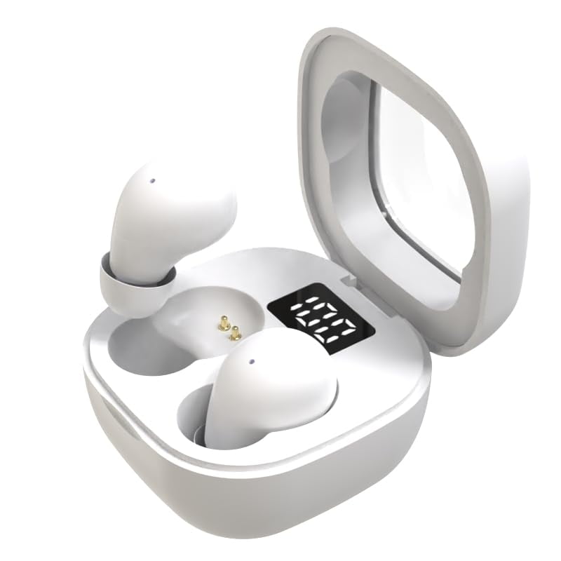 Auriculares Inalámbricos Honcas Invisible Mini Bluetooth 5.3 Blancos