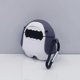 thumbnail image 5 of Funda genérica para AirPods 4 con tiburón divertido + limpiador + llavero, 5 of 7