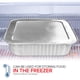 thumbnail image 5 of Sartenes de aluminio cuadrado Stock Your Home de aluminio de 8 x 8 pulgadas (paquete de 20), 5 of 7