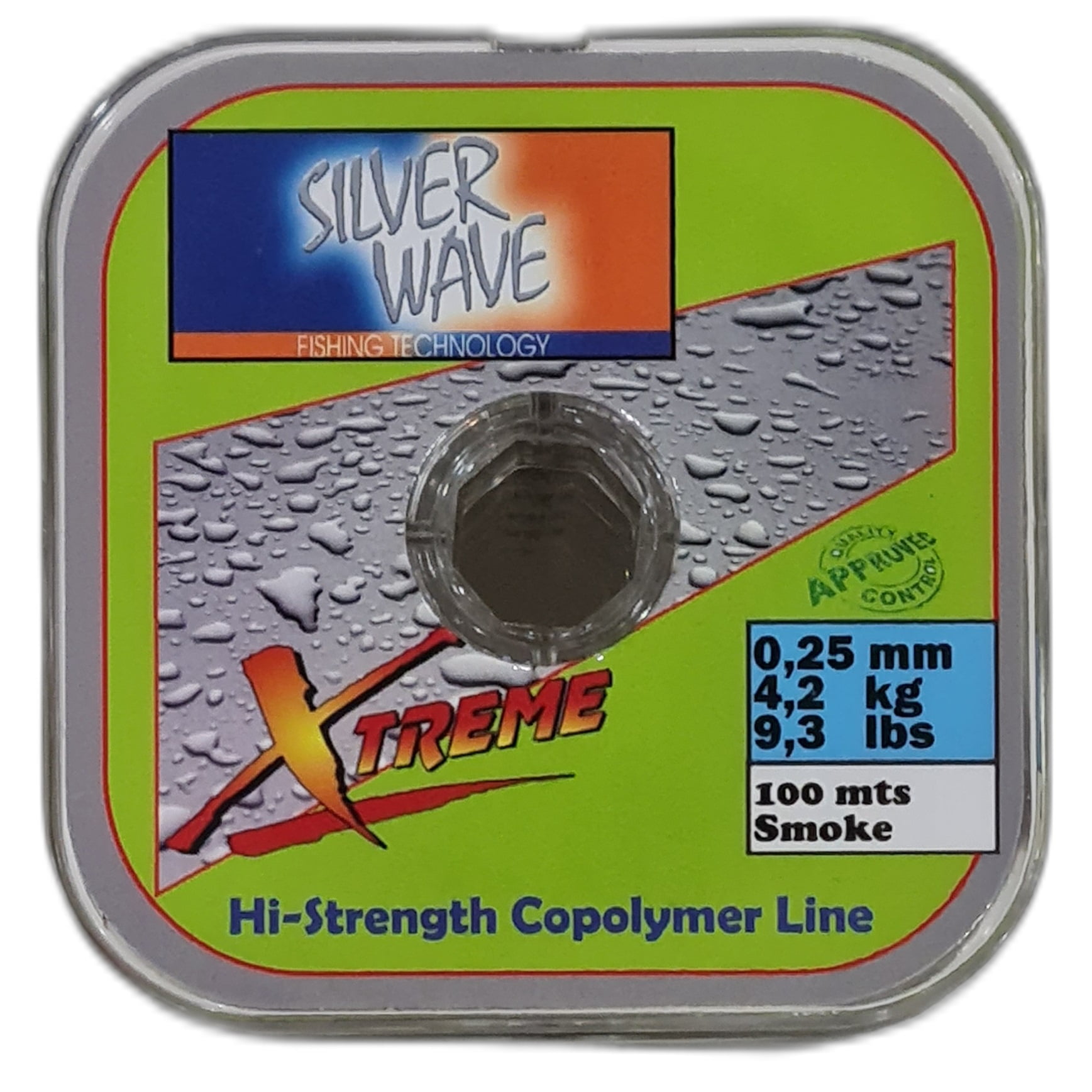 Silver Wave - Nylon De Pesca Transparente Humo 0,25mm Resist 4,2kg 100 Mts