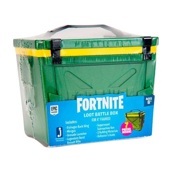 Set de accesorios Fortnite Loot Battle Box para figuras de 10 cm