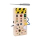 thumbnail image 5 of Interruptor De Luces Tablero Ocupado Juguetes Con Botones Edad 3 + Habilidad Motora Fina Para Niños Pequeños, 5 of 5