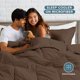 thumbnail image 3 of Juego de edredón Bare Home Cal King ultrasuave color cocoa, 3 of 8