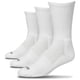 thumbnail image 1 of Calcetines XXL deportivos de caña media para hombre, talle 15-18, pack de 3, blancos, 1 of 4
