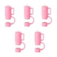 thumbnail image 3 of 5 Piezas De Cubiertas De Pajita De Silicona Lindos Tapones De Pajita 30 Cubiertas De Pajita De Taza De 40 Oz Rosa, 3 of 3