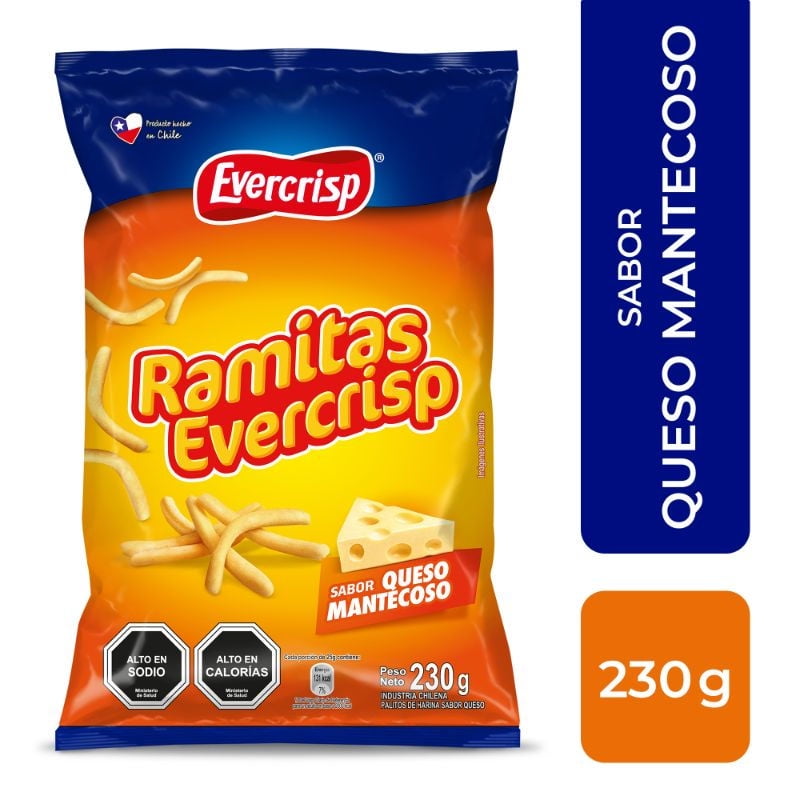 Ramitas Queso 230 g Evercrisp