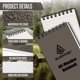thumbnail image 3 of Cuaderno impermeable GLORYFIRE 3 x 5 pulgadas, 48 hojas, 3 of 3
