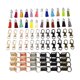 thumbnail image 1 of Set De Pulsera De Hardware Key FOB De 72pcs Conjunto De 6 Colores Con Anillos Para Llaves De Cordón, 1 of 5
