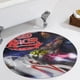 thumbnail image 5 of Alfombra Redonda Speed Racer Felpa Coral 60cm, 5 of 6