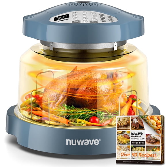 Horno Air Fryer Nuwave Pro Plus 2, encimera infrarroja, azul