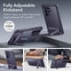 thumbnail image 5 of Funda ESR para Samsung Galaxy S24 Ultra con soporte transparente, color morado, 5 of 8