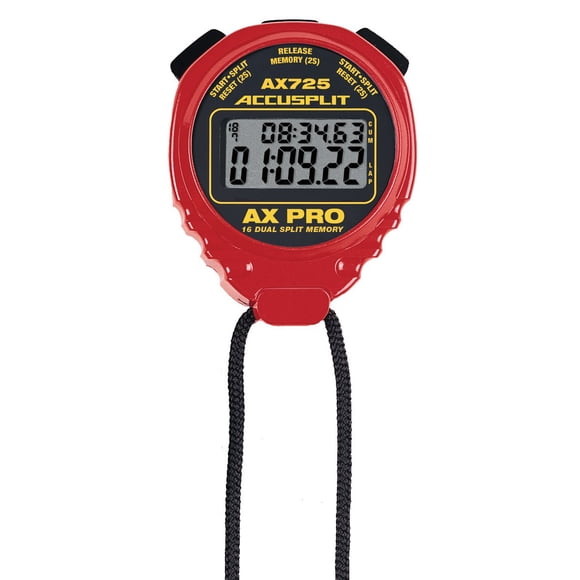 Cronómetro Ax725 Pro 16 Dual Split Memory Rojo