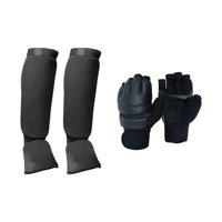 Ioensy - Espinilleras Muay Thai Kickboxing Kickboxing Artes Marciales Espinillera Protectora L