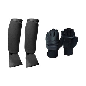 Ioensy - Espinilleras Muay Thai Kickboxing Kickboxing Artes Marciales Espinillera Protectora L