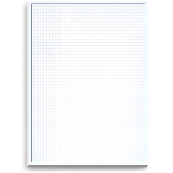 Bloc De Papel Cuadriculado Con Diseño De Cuadrilla 11 X 17