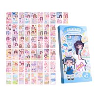 Bothyi - 50 Pegatinas Faciales Para Libros, Regalos Para Envolver Álbumes De Recortes, Pegatinas De Rompecabezas Para Manualidades, Estilo C
