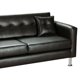 thumbnail image 3 of Sofa New Retro 3 Cuerpos Pu 12 Negro, 3 of 5
