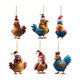 thumbnail image 4 of Adornos Navideños De Pollo, Colgantes Navideños Para Decoración De Fiestas En Interiores, Estilo C, 4 of 5