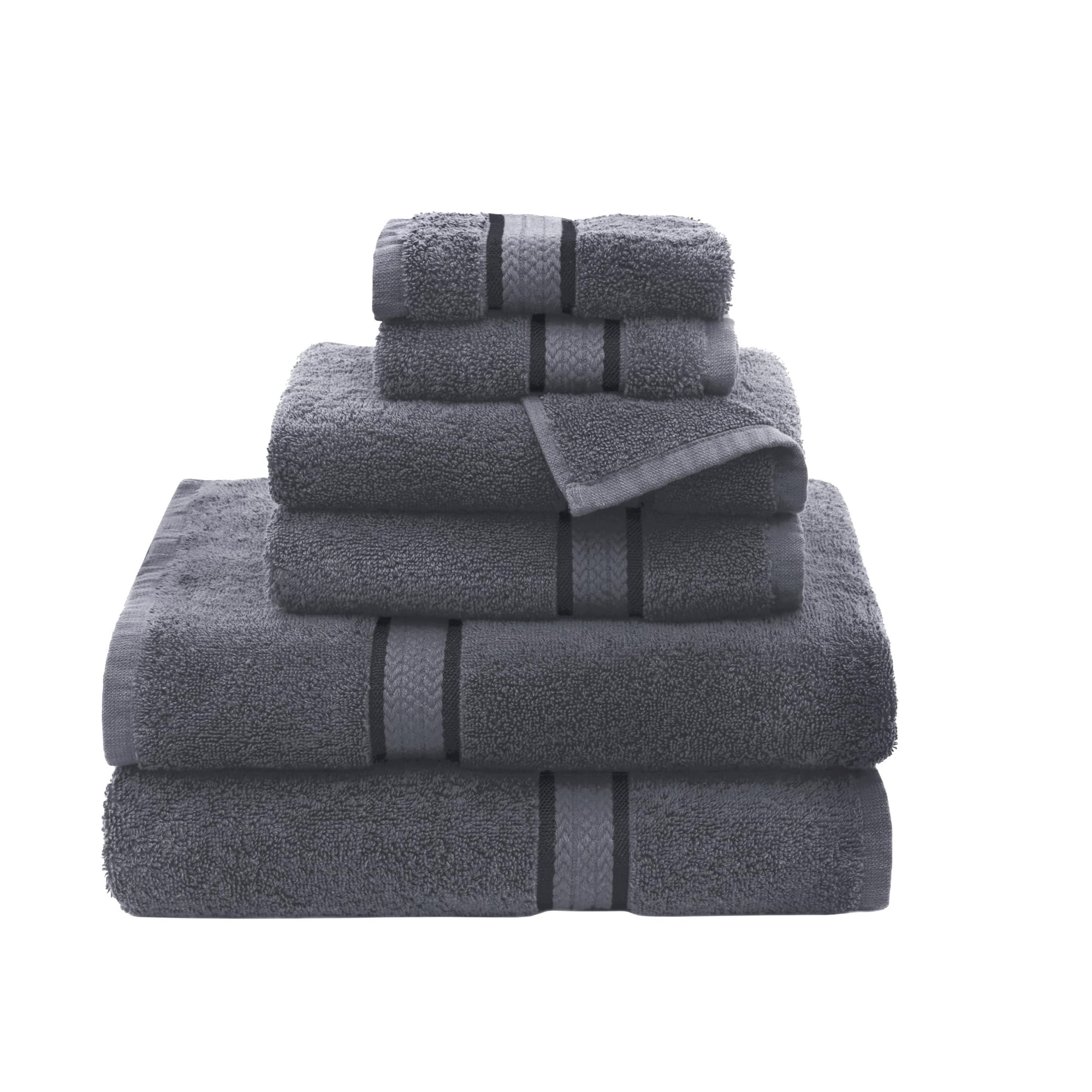 Juego De Toallas Cotton Craft Ultra Soft, 6 Piezas, 100% Algodón