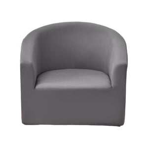 Bothyi - Fundas De Sofá De Color Sólido Lavables Con Brazos Y Asiento Para El Dormitorio Del Hogar Gris Oscuro