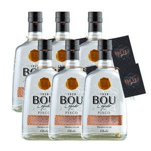 Bou - Caja X6 Pisco Blanco 40º