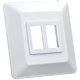 thumbnail image 1 of Base y Placa de Interruptor Doble JR Products Blanca, 1 of 1