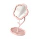 thumbnail image 1 of Espejo De Maquillaje Para Escritorio, Espejo De Tocador Con Forma De Flor Flexible Ajustable, Color Rosa, 1 of 5