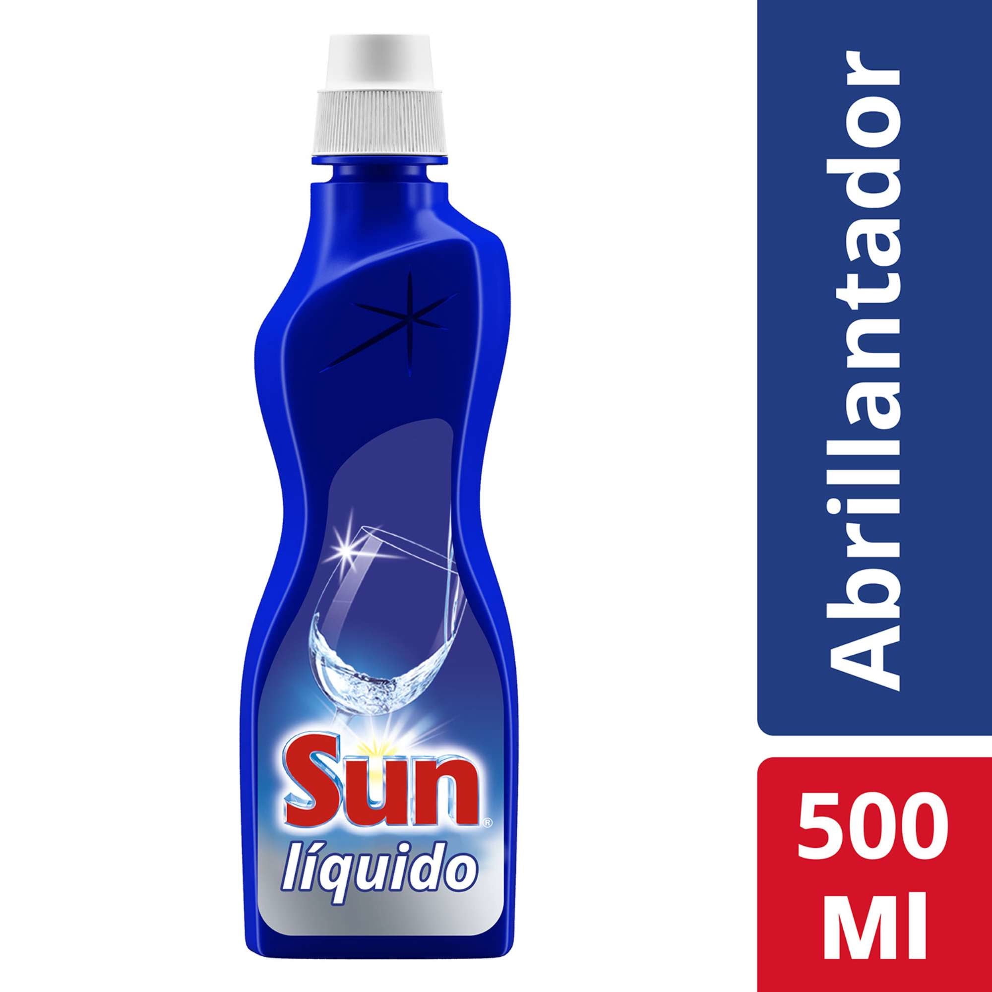 Abrillantador Lavavajillas Triple Acción Botella 500 ml SUN