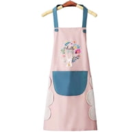 Handydeco - Delantal De Cocina Impermermeable Con Bolsillo Y Toallas