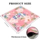 thumbnail image 3 of Tapete de mahjong Pittera 80 cm rosa antideslizante con bolsa para dados, 3 of 7