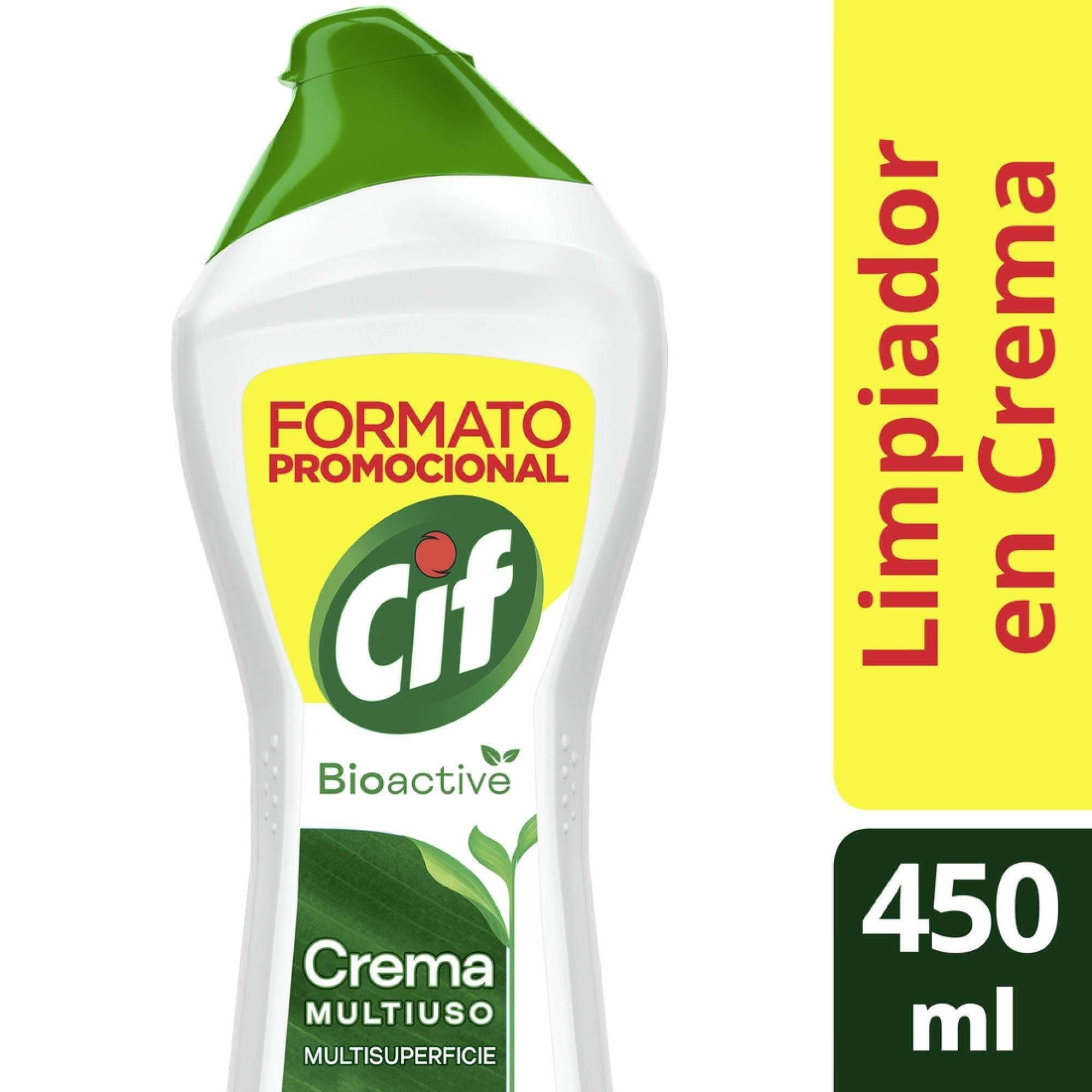 Limpiador Crema Bioactive Fragancia Original 450 ml Cif