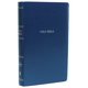 thumbnail image 1 of Biblia HarperCollins NKJV de aspecto cuero azul, letras rojas, 1 of 9